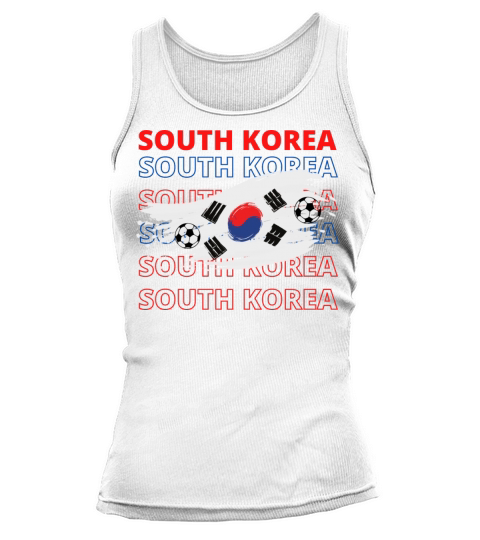 World South Korea Soccer Vintage Tank top Woman