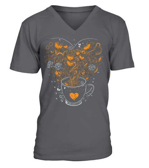 Coffee Love V-Neck T-shirt