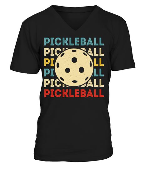 Retro Vintage Pickleball Do You Pickle V-Neck T-shirt