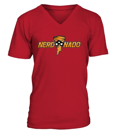 Tornadoes Nerd Nado Storm Hunter Tornado Chaser V-Neck T-shirt