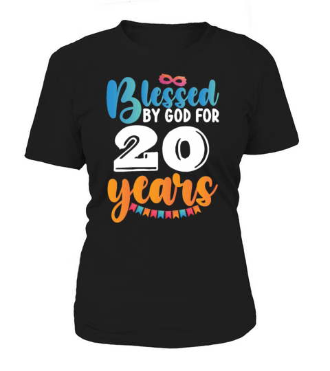 Birthday Blessed by God for 20 Years Women's T-Shirt