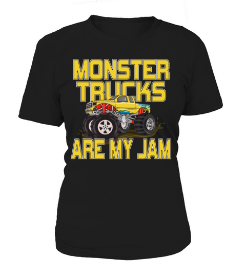 Monster Trucks Are My Jam Vintage Retro Women's T-Shirt