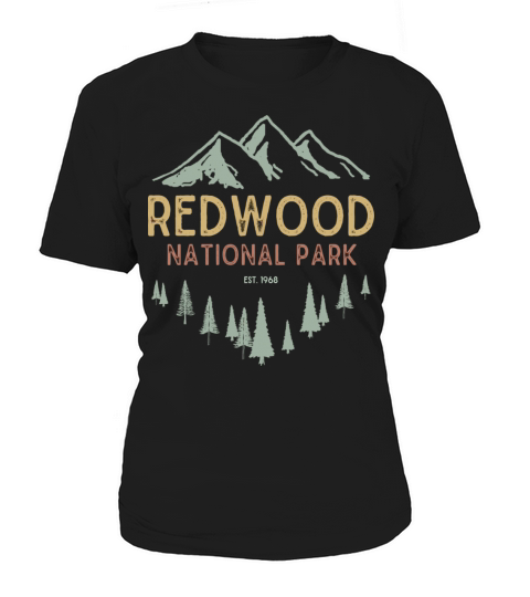 Redwood National Park Est 1968 Redwood Vintage Nat Women's T-Shirt
