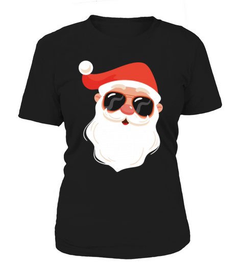 Merry Christmas Retro Vintage Red And White Santa Claus Women's T-Shirt