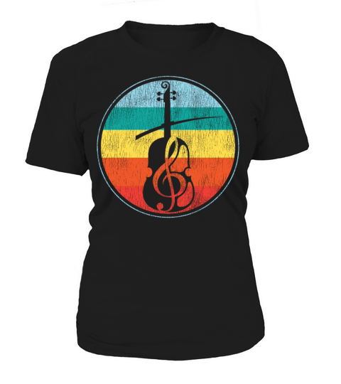 Violin Violinist Retro Vintage Women's T-Shirt