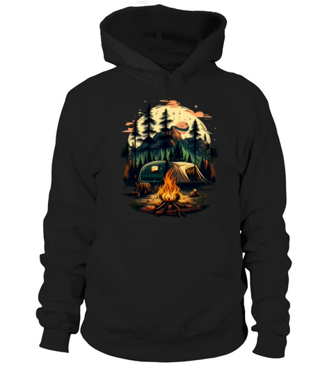 camping Hoodie Unisex