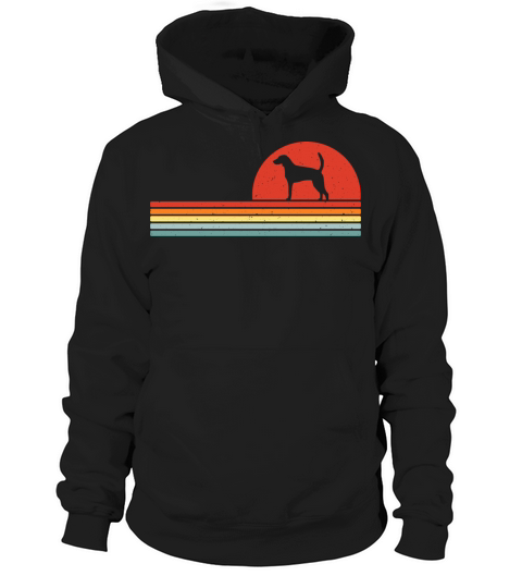 English Foxhound Retro Vintage Hoodie Unisex