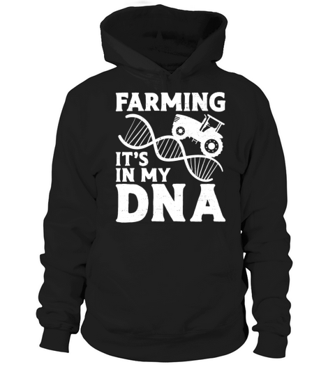 Farming Farmer Dna Vintage Tractor Hoodie Unisex