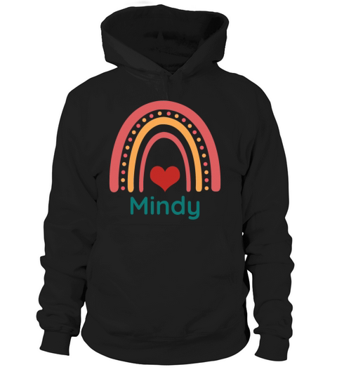 Mindy Vintage Boho Rainbow Hoodie Unisex