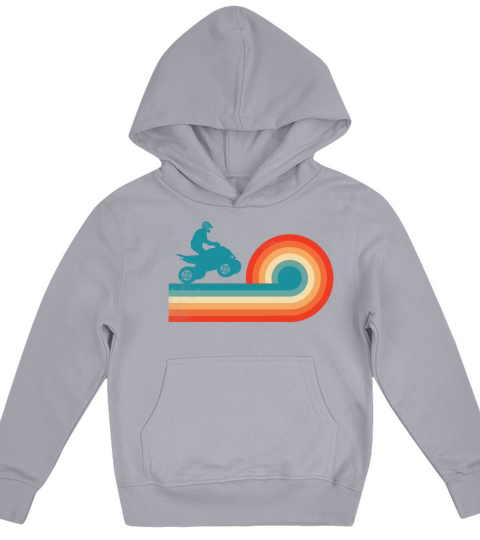 all terrain vehicles retro aesthetic vintage artis Kids Hoodie