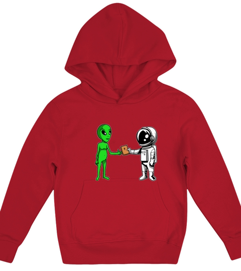 Christian Christianity Astronaut Alien Jesus Kids Hoodie