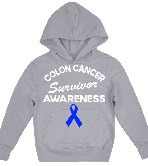 Colon Cancer Survivor Products Colon Cancer Awaren Kids Hoodie