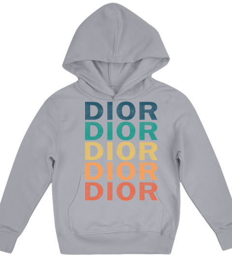 Dior Name T Shirt - Dior Vintage Retro Name Gift I Kids Hoodie