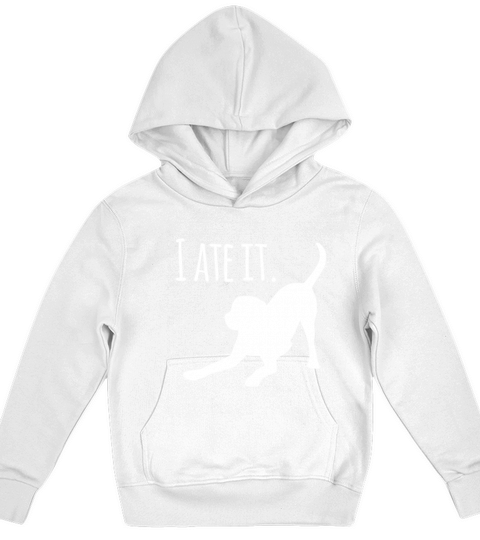 Dog lovers gifts for women "I Ate It" Labrador fun Kids Hoodie