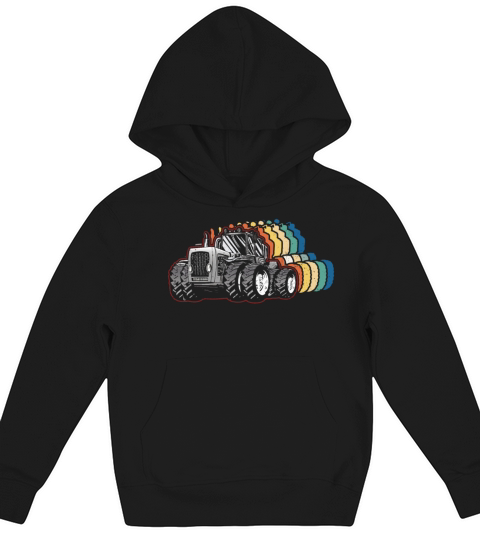 Farming Farmer Retro Vintage Kids Hoodie