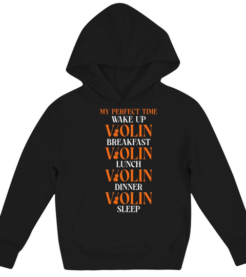 Violin Violinist Vintage My Kids Hoodie