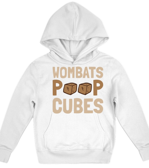 Wombats Poop Cubes For A Wombats Lover Kids Hoodie