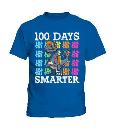 100 Days Of School Boys Shirt T Rex Smarter Kids Kids T-Shirt