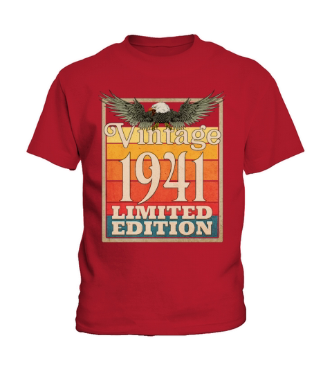 1941 Vintage Retro American Eagle Limited Edition Kids T-Shirt