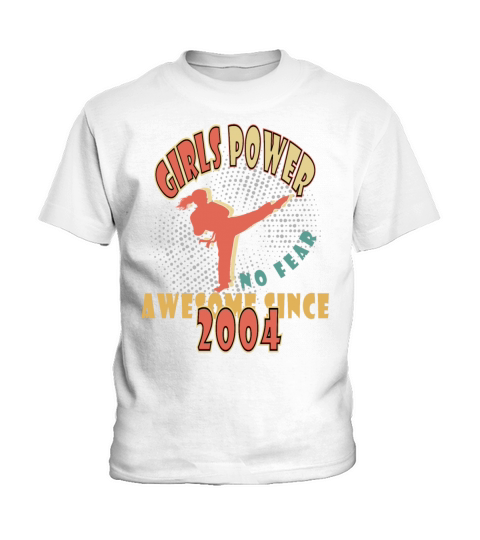 2004 vinatge Girls Power Birthday Kids T-Shirt