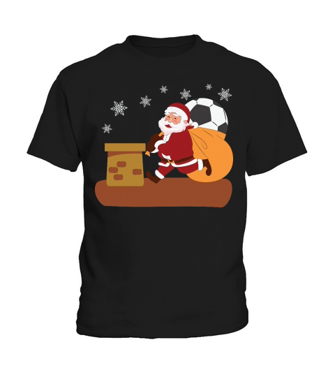 Christmas Sport Santas Gift Football Kids T-Shirt