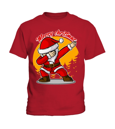 Dabbing Santa Christmas Kids Boys Kids T-Shirt