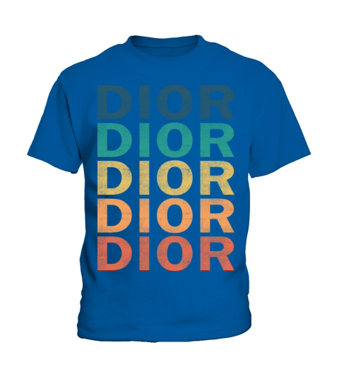 Dior Name T Shirt - Dior Vintage Retro Name Gift I Kids T-Shirt