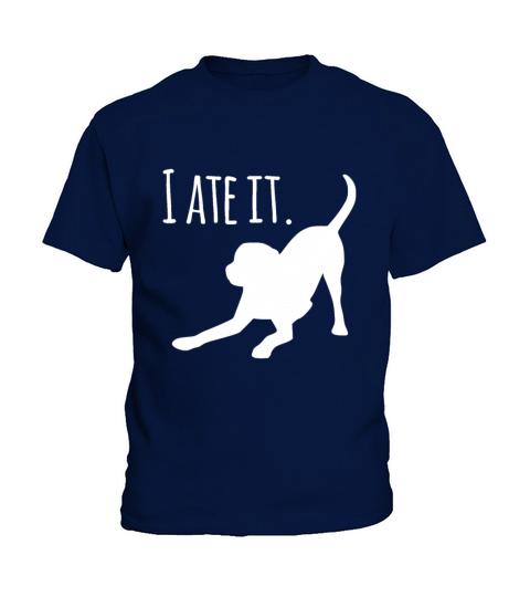 Dog lovers gifts for women "I Ate It" Labrador fun Kids T-Shirt