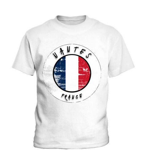 Nantes France Vintage Kids T-Shirt