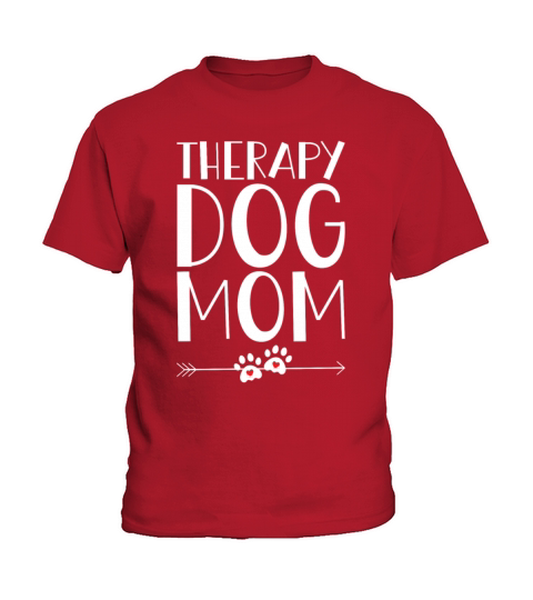 Therapy Dog Mom Kids T-Shirt