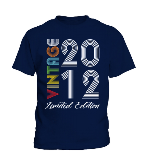 Vintage 2012 Vintage Birthday Retro Vintage Kids T-Shirt