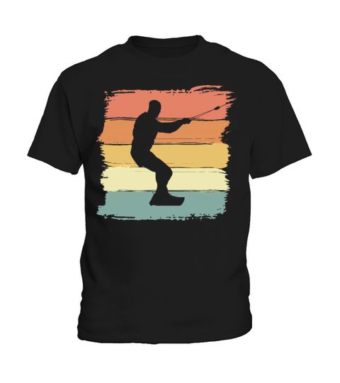 Wakeboard vintage retro wakeboard legend Kids T-Shirt