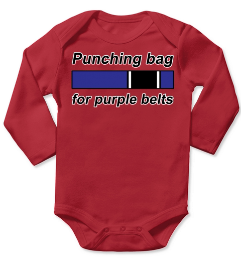 Jiu Jitsu Blue Belt Quote Long Sleeve Baby One-Piece