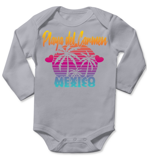 Playa del Carmen Mexico Long Sleeve Baby One-Piece