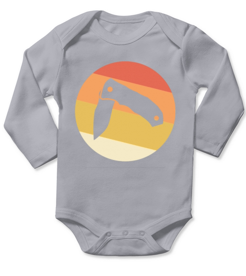 Vintage Pocket Knife Long Sleeve Baby One-Piece
