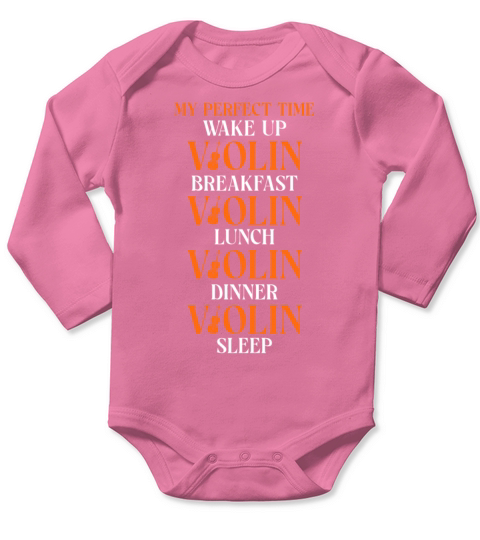 Violin Violinist Vintage My Long Sleeve Baby One-Piece