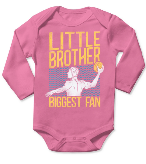 Water Polo Brother Vintage Little Long Sleeve Baby One-Piece