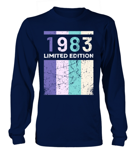 40 Years Vintage 1983 Retro 40th Birthday Long sleeved Unisex