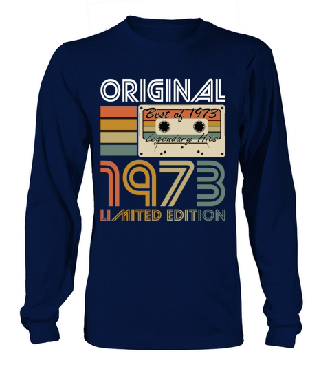 50th birthday vintage 1973 original 1973 Long sleeved Unisex