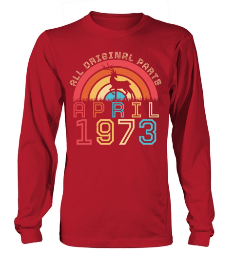 April 1973 Vintage Long sleeved Unisex