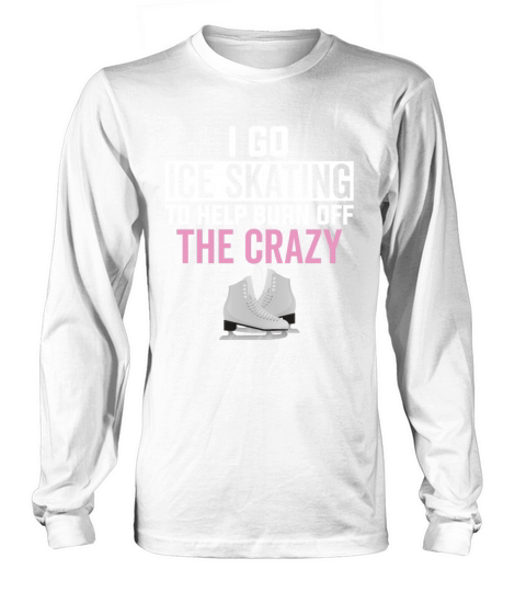Funny Ice Skating Design Ice Skater Cool Ice Long sleeved Unisex