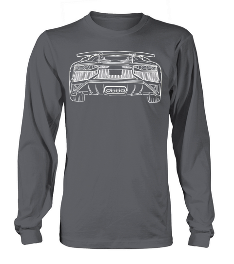 Lamborghini Aventador rear Long sleeved Unisex