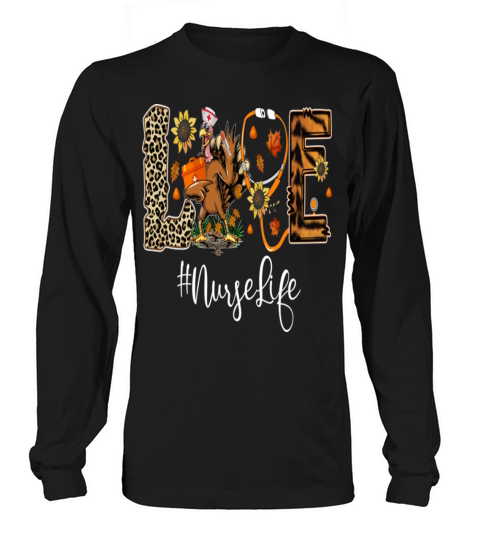 Love Turkey Stethoscope Nurse Life Thanksgiving Long sleeved Unisex