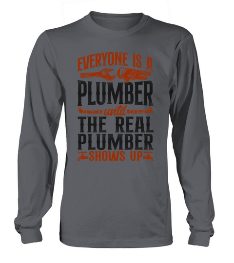 Plumbing Plumber Vintage Everyone Long sleeved Unisex