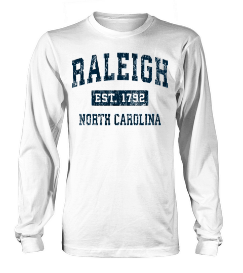 Raleigh North Carolina Nc Vintage Sports Design Na Long sleeved Unisex