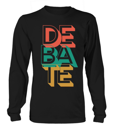 Retro Debate Long sleeved Unisex
