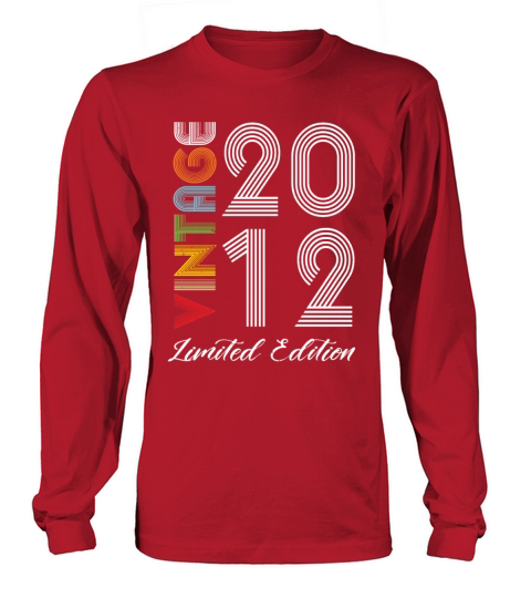 Vintage 2012 Vintage Birthday Retro Vintage Long sleeved Unisex