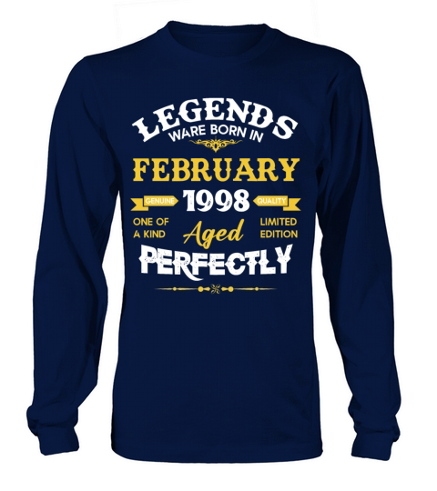 Vintage Aged To Perfection February 1998 Long sleeved Unisex