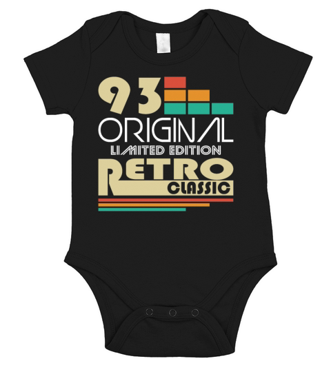 30th birthday original 1993 limited edition Short Sleeve Baby One-Piece