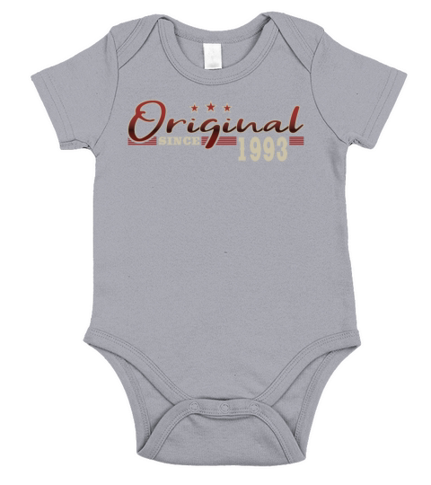 30th birthday vintage 1993 original since 1993 Short Sleeve Baby One-Piece